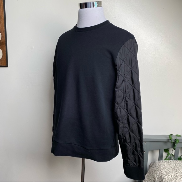 French Connection Quilted Sleeve Sweatshirt - Picture 7 of 13